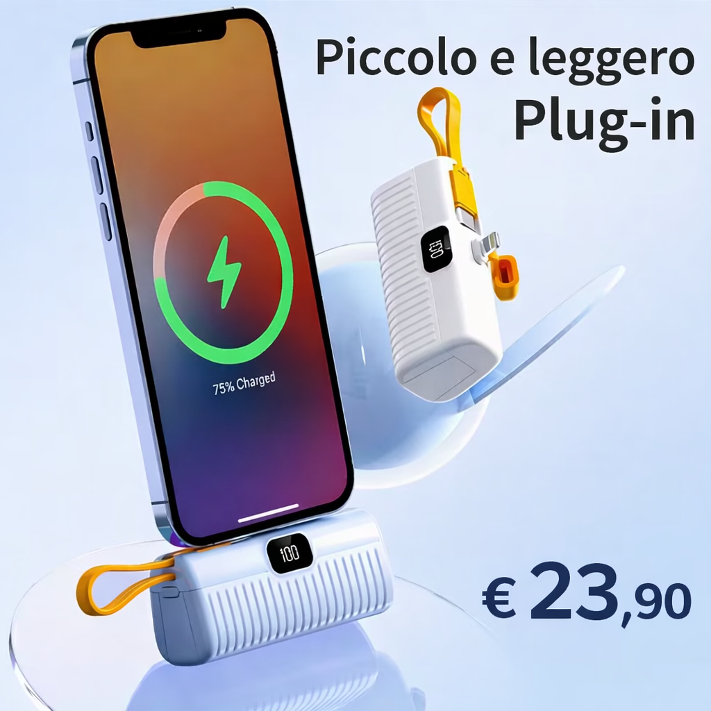 Power Bank Portatile 5000mAh