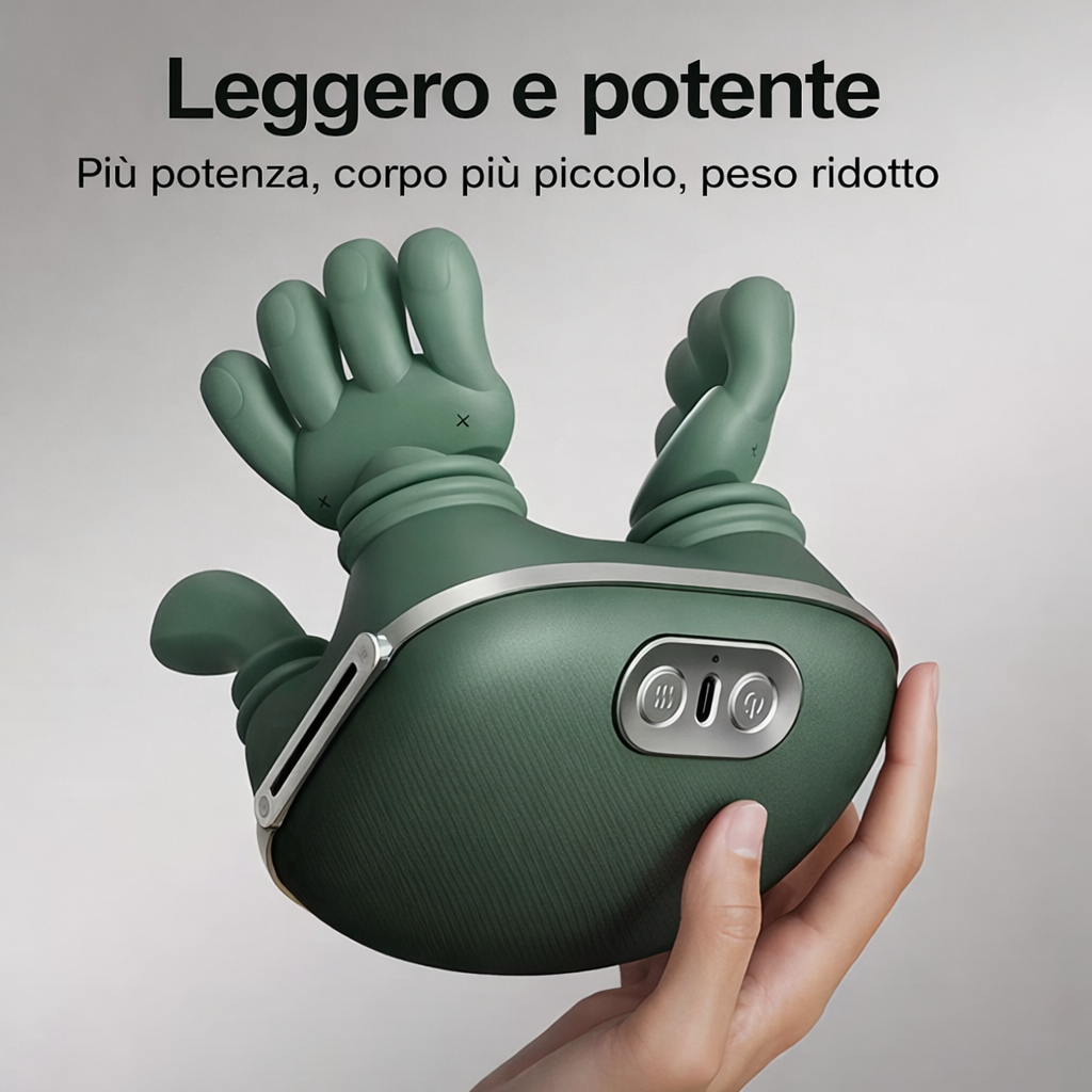 Massaggiatore Cervicale Elettrico con Calore Ricaricabile USB