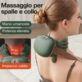 Massaggiatore Cervicale Elettrico con Calore Ricaricabile USB