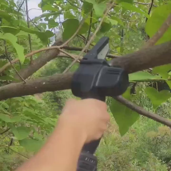 Motosega Elettrica a Batteria Portatile per Potatura e Taglio Legno